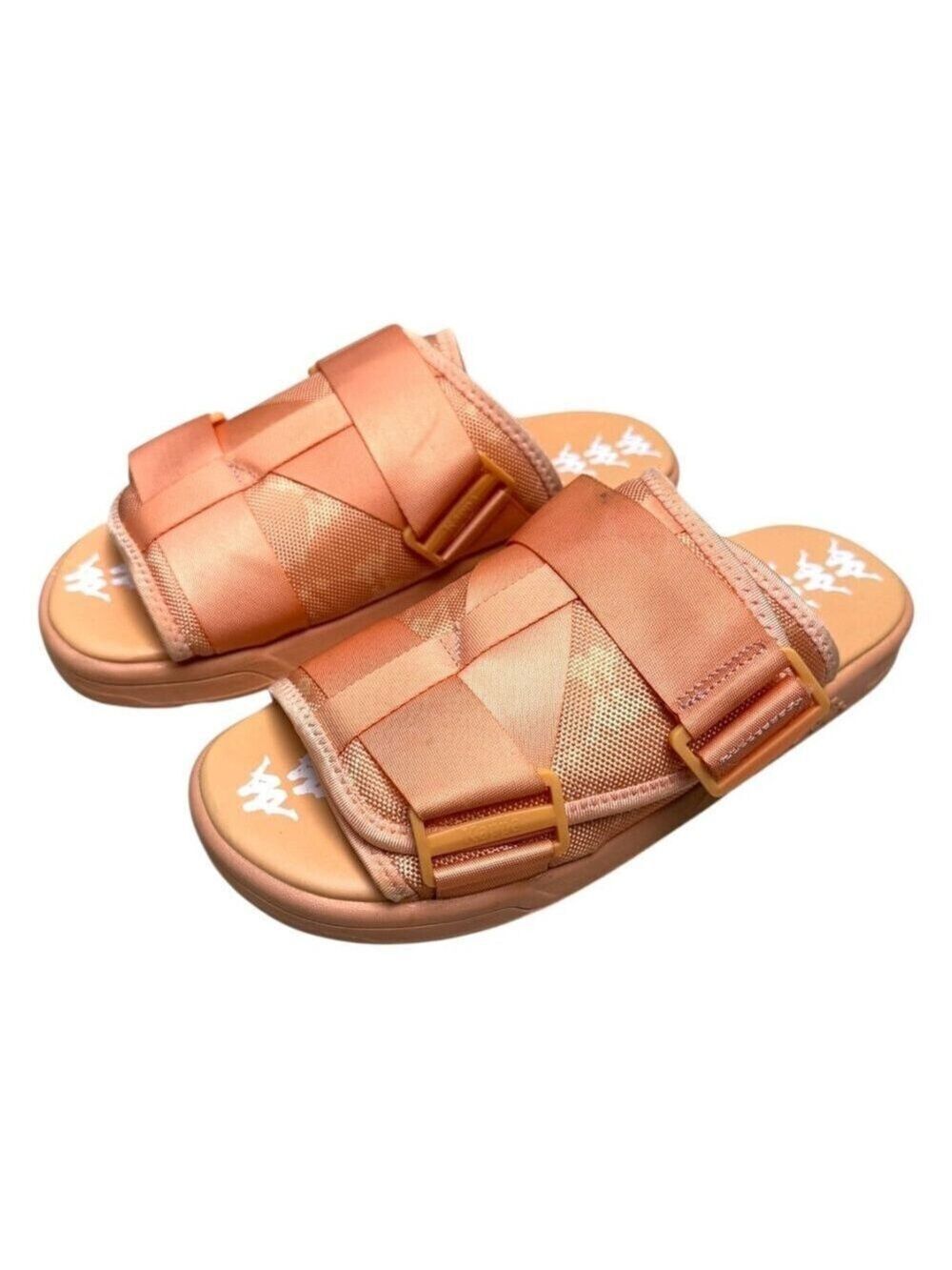 KAPPA Cushioned Strap Summer Casual Peach Slides Sandals Mens 9 US